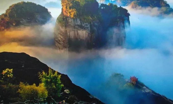 福建 武夷山  九曲溪竹筏漂流.世界双遗产 三天游